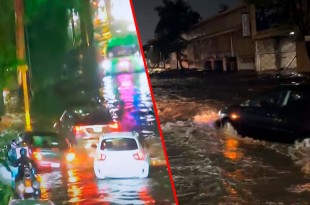 #Video: Aguacero inunda avenidas de estos municipios en #Edoméx