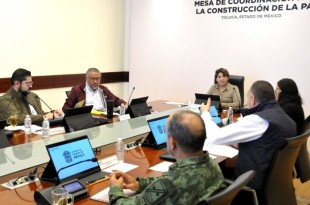 La Gobernadora Delfina Gómez Álvarez, encabezó la reunión 93 de la Mesa de Coordinación.