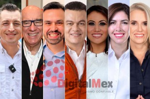 Luis Donaldo Colosio, Dante Delgado, Jorge Máynez, Juan Zepeda, Ruth Salinas, Melissa Vargas, Romina Contreras