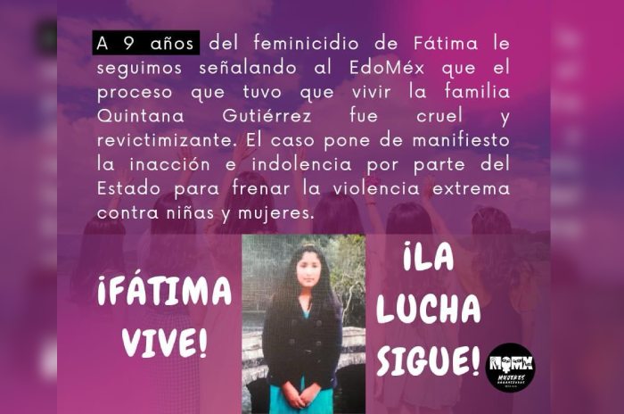 manifestacion centro toluca fatima varinia quintana victimas feminicidio