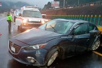 El accidente tuvo lugar a la altura de “Las Alas” en el municipio de Ocoyoacac