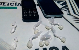 Cae presunto distribuidor de droga en Toluca