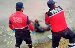 #Terrible: Rescatan cuerpo atado de pies y manos en presa de #VillaVictoria
