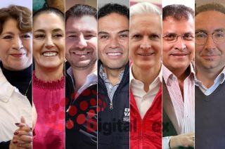 Delfina Gómez, Claudia Sheinbaum, Elías Rescala, Enrique Vargas, Alfredo Del Mazo, Mario Alberto Cervantes, Efrén Ortiz
