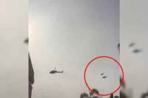 #Video: Chocan helicópteros de la Marina en Malasia; hay diez muertos