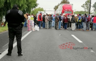 #ÚltimoMinuto: bloquean de nuevo la #Toluca-Atlacomulco