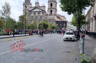 #Video: ¡Alerta! Manifestantes impiden circulación en centro de #Toluca