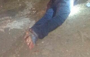 Hallan cadáver de hombre atado y con huellas de tortura, en Valle De Chalco