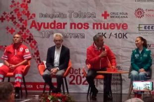 Alista Cruz Roja Toluca 10a edición de carrera atlética