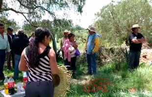 Vecinos toman mina en San Martín de las Pirámides