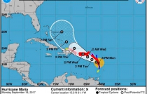 Aumenta a nivel 5 el huracán María