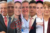 AMLO, Adán Augusto López, Claudia Sheinbaum, Marcelo Ebrard, Miguel Sámano, Alejandra Del Moral, Delfina Gómez