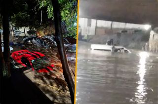 Impresionante #Video; Se desborda Río Hondo en Naucalpan