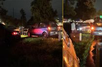 #Video: Impresionante carambola entre 10 vehículos colapsa Paseo Tollocan