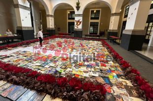 #Video: Un kilómetro de libros para #Texcapilla