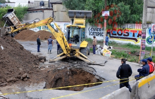 Aparecen tres socavones y 30 cavidades en Ecatepec