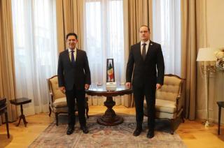 Diego Moreno Valle se reunió con Rodrigo Martínez-Celis, Secretario de Seguridad.