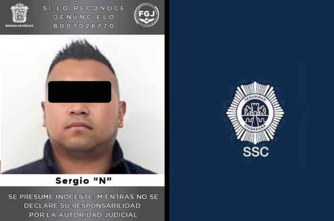 Sergio “N” estaba adscrito al sector Cuitláhuac de la Secretaría de Seguridad Ciudadana de la Ciudad de México.