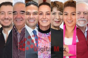 Elías Rescala, Maurilio Hernández, Enrique Vargas, Claudia Sheinbaum, Delfina Gómez, Liz Navarrete, Eric Sevilla