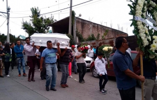 Despiden a Valeria en Melchor Ocampo; exigen justicia