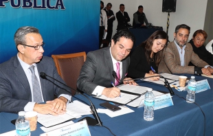 Firma alcalde de #Huixquilucan acuerdo de colaboración en materia de prevención social
