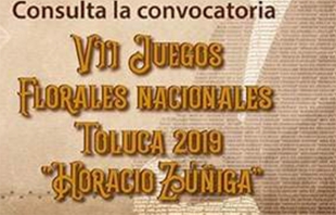 Convocan a poetas a participar en los VII Juegos Florales #Toluca2019
