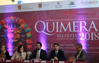 Presentan programa de actividades del Festival Quimera 2018