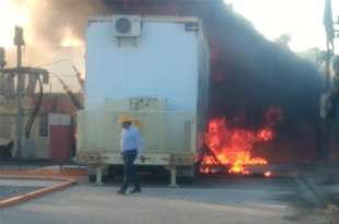 #Alerta: Se incendia subestación de la CFE en #Atlacomulco