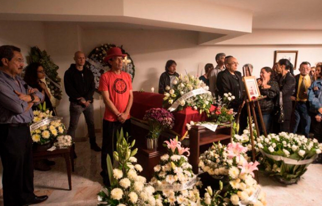 Los restos del músico Armando Vega descasan en panteón de Naucalpan