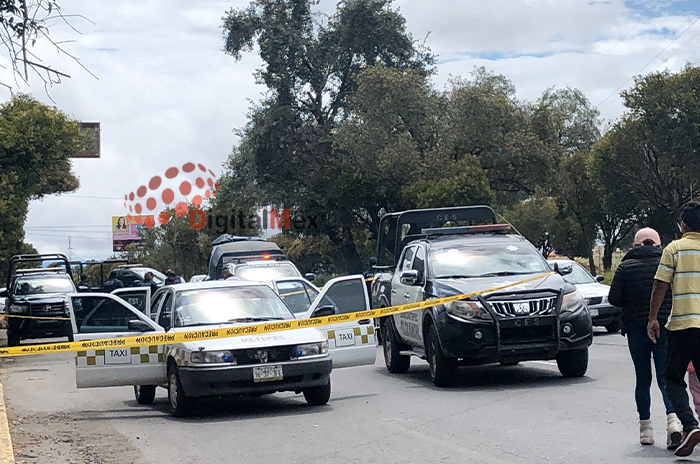 Taxista intentó huir pero fue asesinado a balazos en Zinacantepec