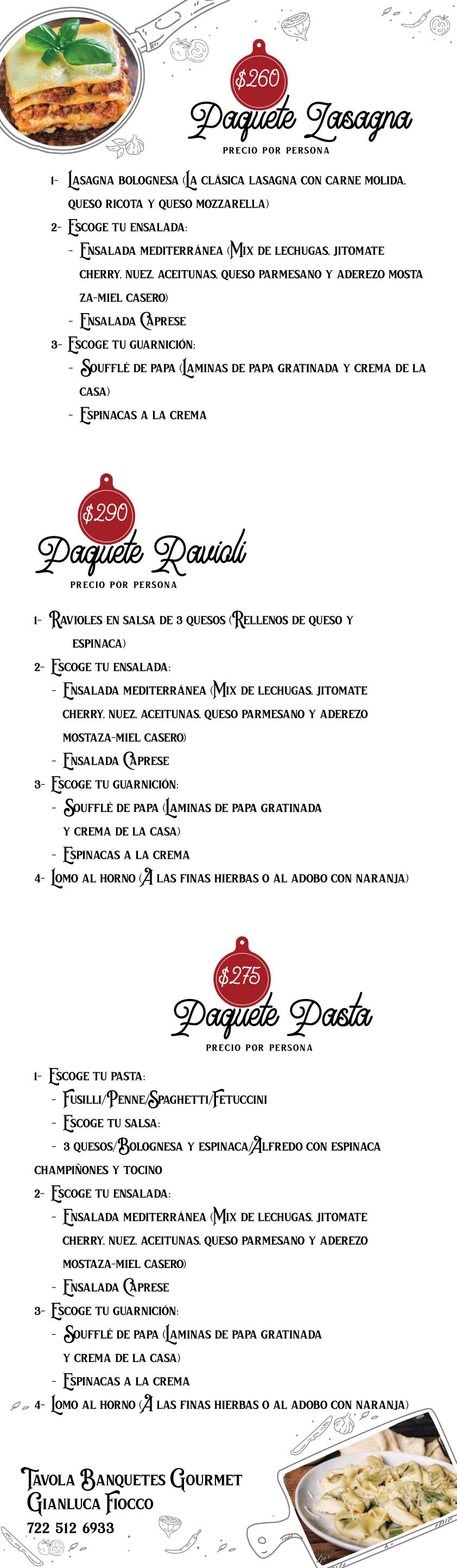 taviola menu