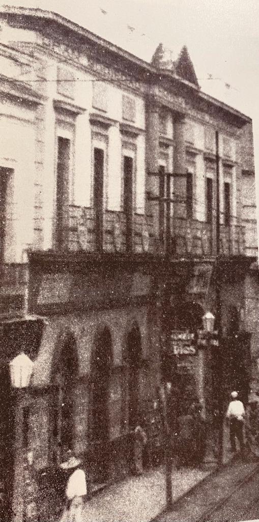 La famosa fachada del Teatro Principal, donde se presentaron grandes espectáculos.