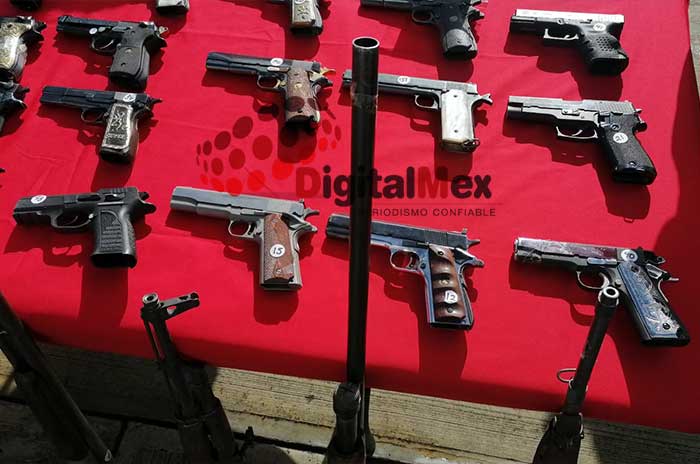 armas aseguradas sedena edomex