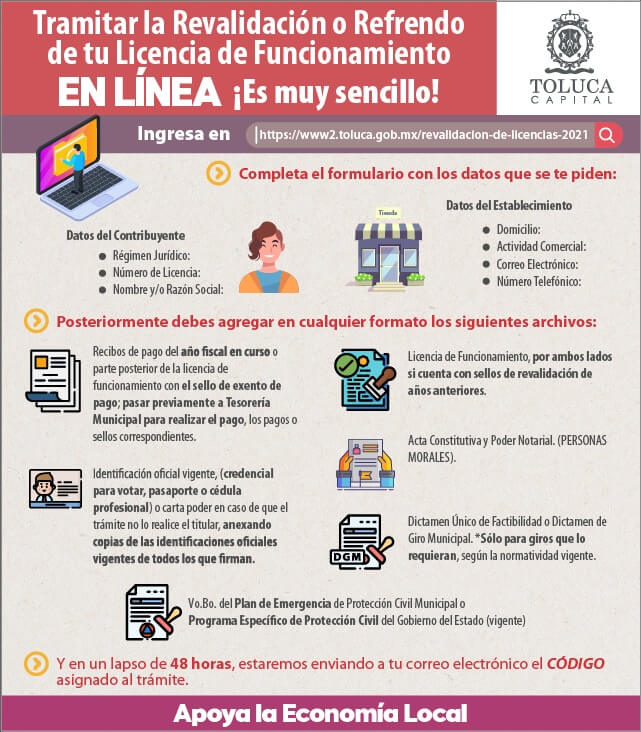 licencia de funcionamiento toluca