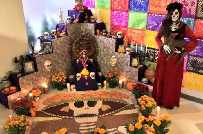 ofrenda muertos mexico