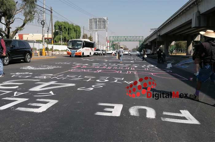 Bloqueo via toluca queretaro robo agua pueblos indigenas