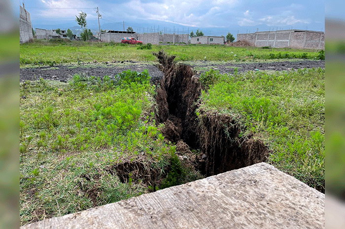 grieta valle de chalco