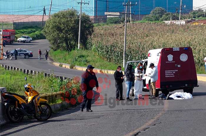 Motociclista muerto otzolotepec