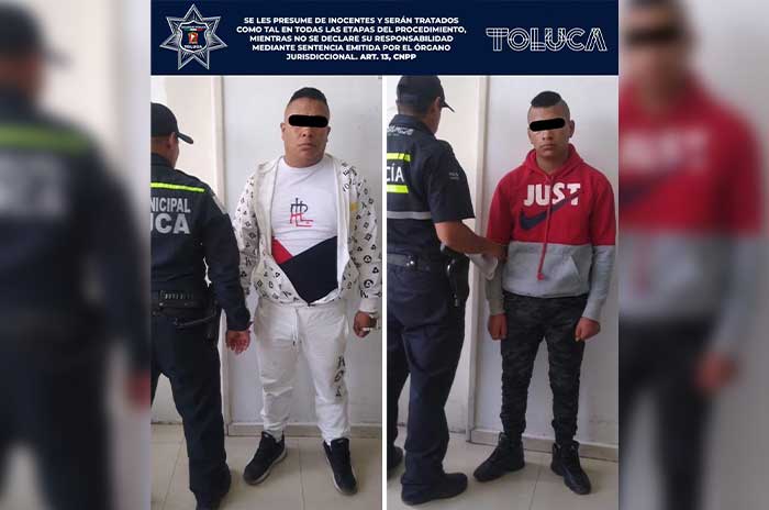 detennidos robo transporte toluca