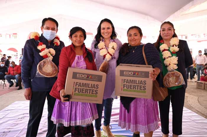 entrega alejandra del moral despensa canasta edomex amoloya juarez villa victoria sedesem