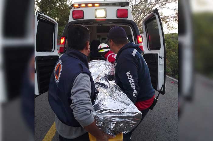 volcadura camion heridos tejupilco traslado lesionados