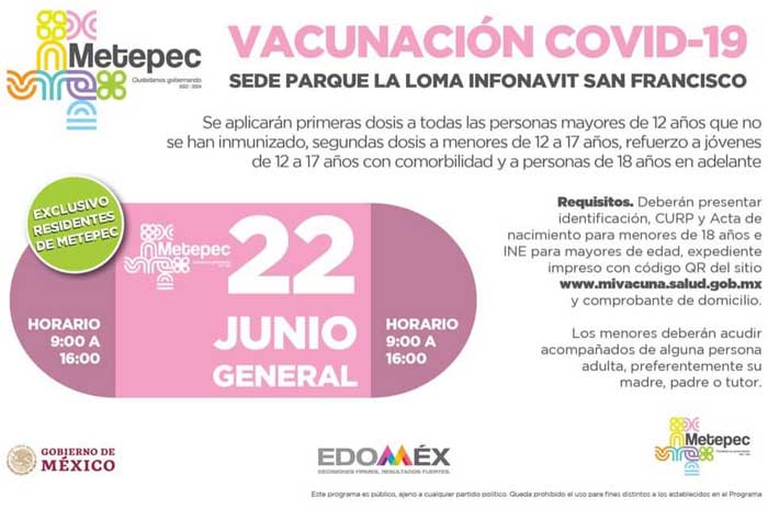 vacunacion toluca metepec miercoles