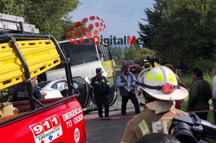 accidente vial ocoyoacac