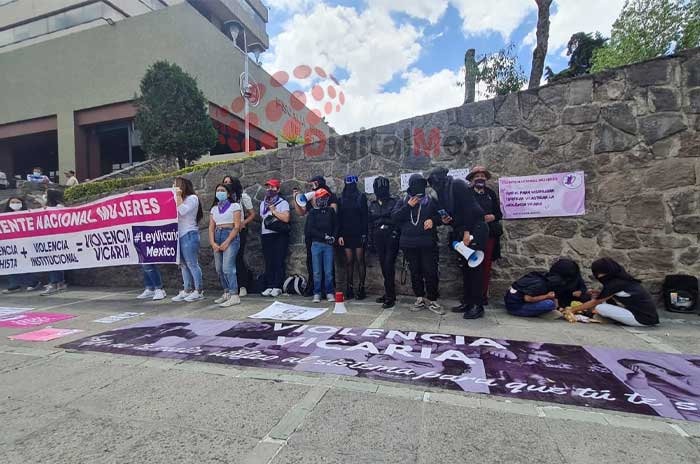 manifestacion mujeres violencia vicaria fjgem