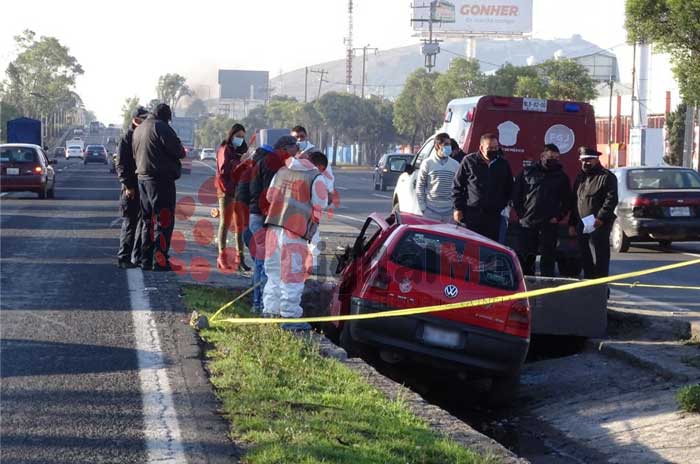 accidente vial carreterara toluca palmillas hombre muerto