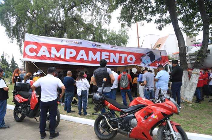 instalan campamento permanente grupo tlaloc prevencion inundaciones tlalnepantla