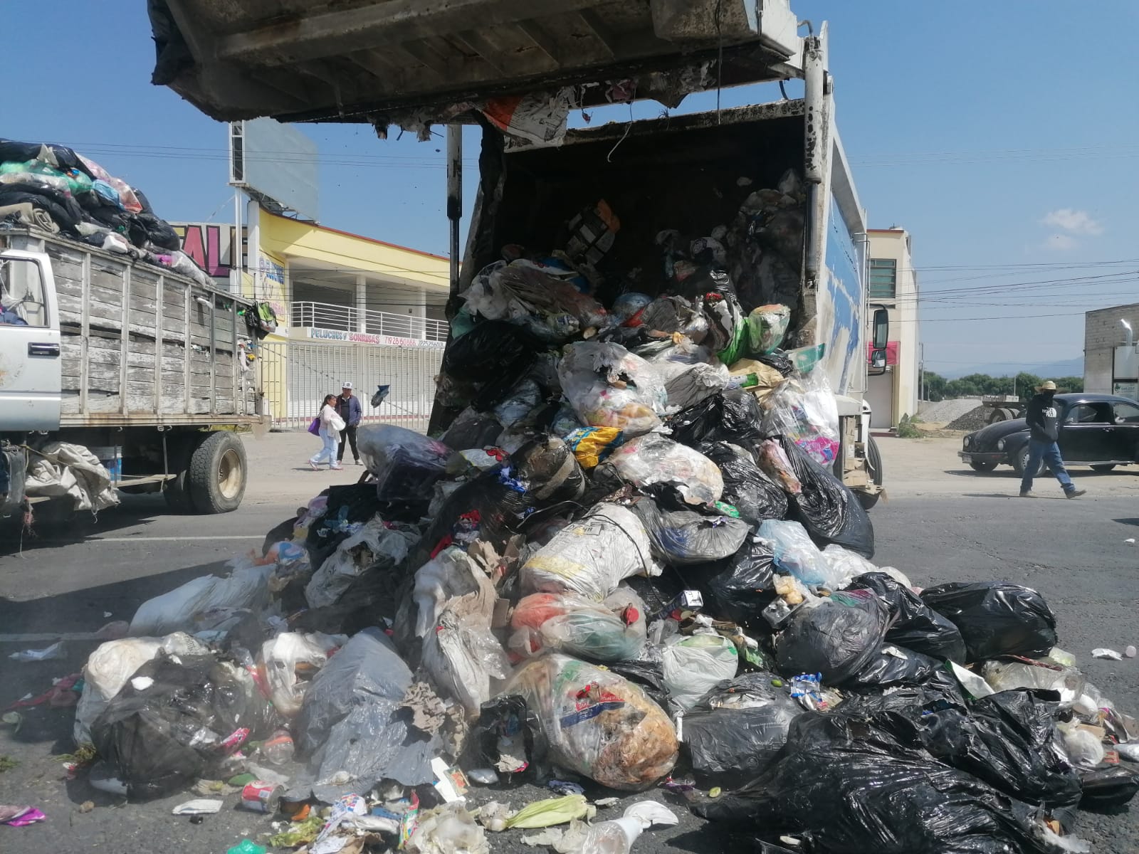 bloqueo libre toluca naucalpan relleno sanitario trabajadores xonacatlan