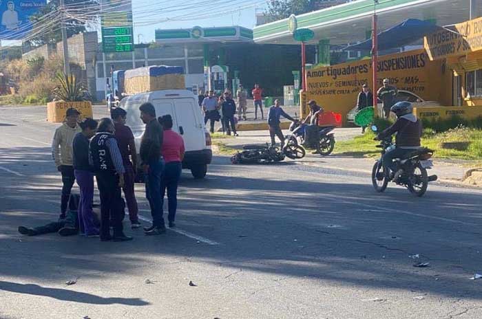 motociclista atropellado