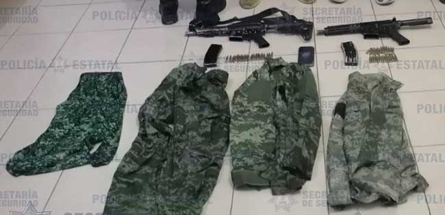 uniforme sedena armas ejercito