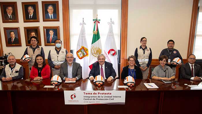 PJEdomex crea Unidad Interna Protección Civil